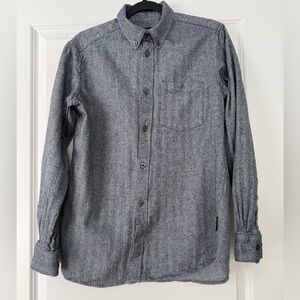 French Connection Charcoal Button Down Shirt